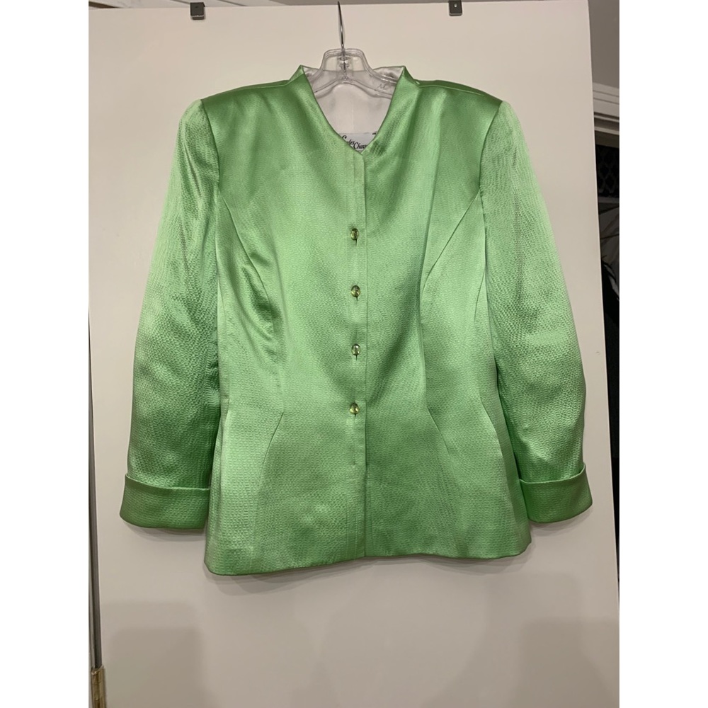 RARE LOURDES CHAVEZ HAUTE COUTURE SILK SUIT